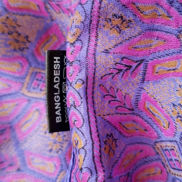 Silk scarf wrap - Picture 5 of 5